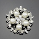 Corenne Style Diamant Strass Broche Perle Fleur Corsage Mode Vtements Unisexe Porter Accessoires Usine En Gros Personnalispicture5
