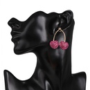 Colored diamond cherry stud earrings NHJJ153561picture5