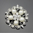 Corenne Style Diamant Strass Broche Perle Fleur Corsage Mode Vtements Unisexe Porter Accessoires Usine En Gros Personnalispicture7