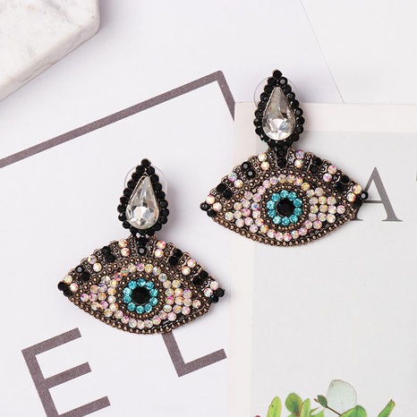Fashion Diamond Eye Stud Earrings NHJJ154487's discount tags