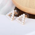 Triangular round square full circle pearl stud earrings NHDP154425picture12