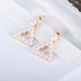 Triangular round square full circle pearl stud earrings NHDP154425picture13