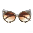 Baroque diamond cat eye fashion sunglasses sunglasses NHNT154536picture3
