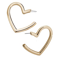 Vintage geometric alloy love earrings NHLL154679