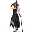 New Halloween Carnival Black Tube Top Spider Web Witch Party Dress NHFE155257picture8