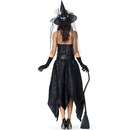 New Halloween Carnival Black Tube Top Spider Web Witch Party Dress NHFE155257picture10