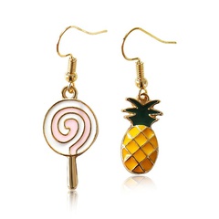 Cute lollipop pineapple earrings NHDP155630