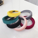 Milk silk thick sponge ring solid color headband NHSM155760picture10