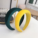 Milk silk thick sponge ring solid color headband NHSM155760picture2