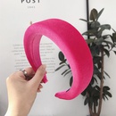 Milk silk thick sponge ring solid color headband NHSM155760picture4