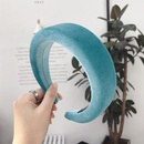 Milk silk thick sponge ring solid color headband NHSM155760picture7