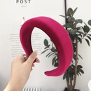 Milk silk thick sponge ring solid color headband NHSM155760picture8