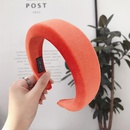 Milk silk thick sponge ring solid color headband NHSM155760picture17