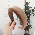 Milk silk thick sponge ring solid color headband NHSM155760picture30