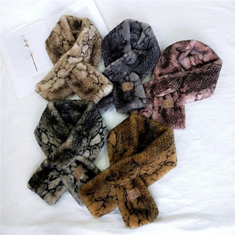 Plush autumn and winter Korean version of the thickened collar NHMN149779's discount tags