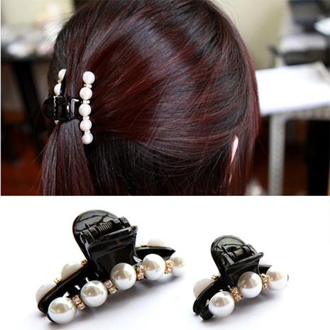 Versión coreana de rhinestone negro elegante atmósfera accesorios para el cabello arco NHDP150075's discount tags