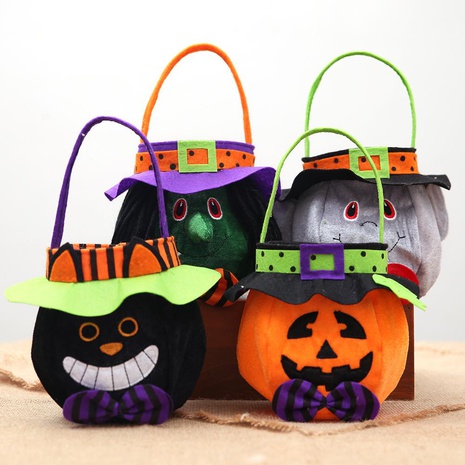 New Halloween hooded round cloth gift bag tote NHHB150197's discount tags