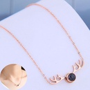 Exquisite Korean fashion titanium steel temperament necklace simple necklace NHSC194574picture3