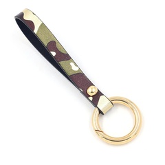 Camouflage PU Leather Key Ring Car Key Bracelet Stylish Exquisite Gift