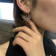 Simple Spider Earrings Silver Pin Earrings Fashion Earrings Wholesale