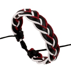 Small jewelry wholesale woven leather bracelet