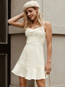 Sweet white suspender dress wholesale women39s fashion clothing NHDE195860picture14