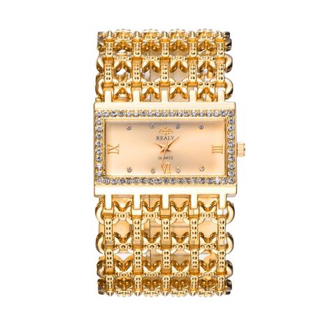 New Fashion Alloy Square Broadband Girls Bracelet Watch Wholesale's discount tags