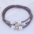 Fashionable wild pearl hair ring headdress simple hair rope rubber band hair accessories rubber bandpicture9