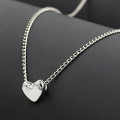 Necklace couple sweet love pendant necklace clavicle chain peach heart necklace wholesale