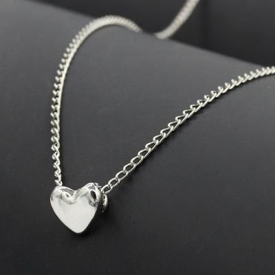 Necklace couple sweet love pendant necklace clavicle chain peach heart necklace wholesale's discount tags