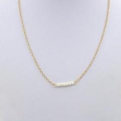 Necklace Wholesale Simple Word Pearl Necklace Lady Short Payment Chain Clavicle Chain Jewelry