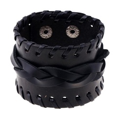 Punk Vintage Woven Leather Bracelet Men's Bracelet