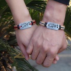 Explosion style bracelet couple jewelry couple bracelet