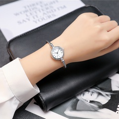 Fashion open strap compact ladies Roman literal quartz bracelet watch