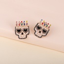Halloween Crown Acrylic Skull Pendant Earringspicture8