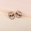 Halloween Crown Acrylic Skull Pendant Earringspicture9
