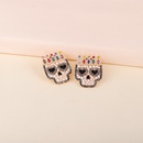 Halloween Crown Acrylic Skull Pendant Earringspicture10