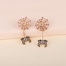 creative spider exaggerated insect fun Halloween earringspicture8