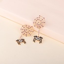 creative spider exaggerated insect fun Halloween earringspicture9