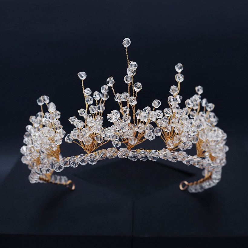 Bijoux Fantaisie Bijoux De Mariage | Serrette De Perles De Cristal De Couleur Corenne - UC79357