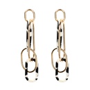 Acrylic Leopard Print Resin Geometric Long Acetate Plate Exaggerated Earringspicture12