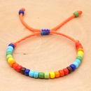 creative Bohemian ethnic rainbow enamel beads glass handmade couple braceletpicture11