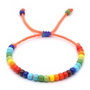 creative Bohemian ethnic rainbow enamel beads glass handmade couple braceletpicture12