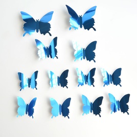 Stereospiegel Schmetterling PET Spiegel 3D Schmetterling Wandaufkleber Schlafzimmer Raumdekorationpicture24