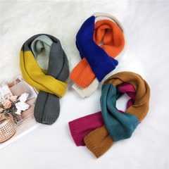 nueva bufanda larga de lana tejida para mujer otoño coreano pequeña bufanda cálida