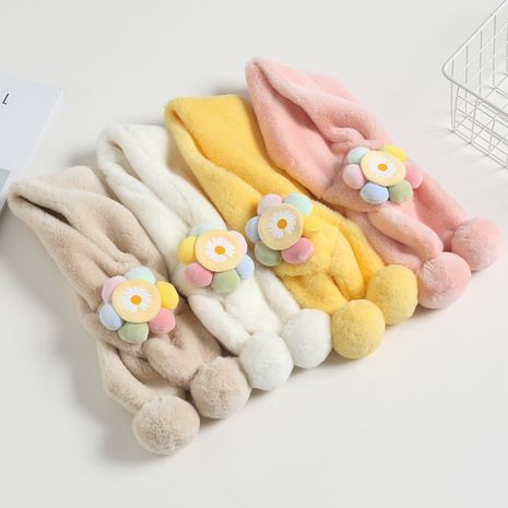 new children's imitation rabbit fur scarf's discount tags