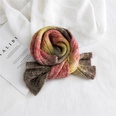 charpe en laine tricote tiedye couleur bonbon hiver tudiant coren charpe chaudepicture22