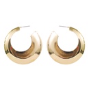 fashion gold new simple geometric Cshaped irregular earringspicture7
