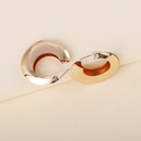 fashion gold new simple geometric Cshaped irregular earringspicture8
