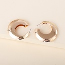fashion gold new simple geometric Cshaped irregular earringspicture9